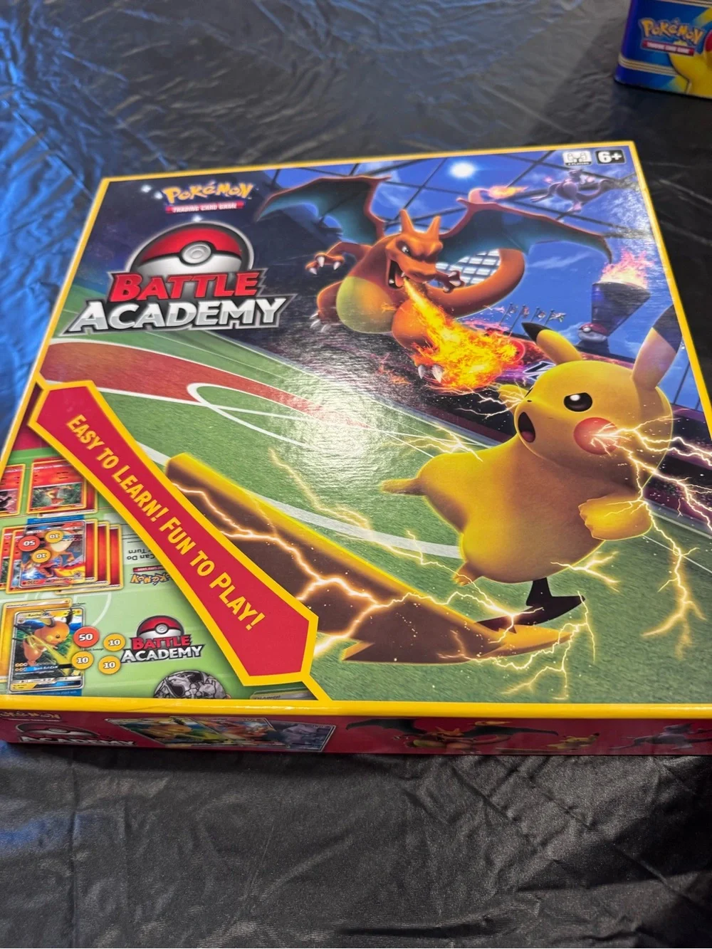 LEGO-style Eevee Building Set with Green Dragon and Themed Tin